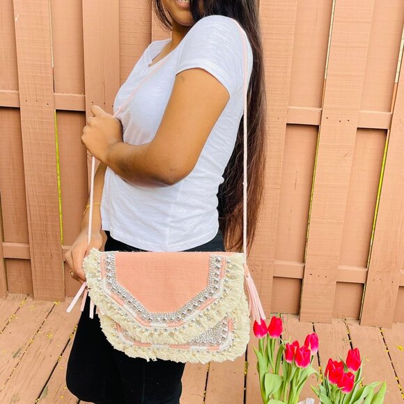 BRAND NEW Handmade Blue Bag Bohemian Sling Style Bag Designer Banjara Bag - Picture 5 of 6